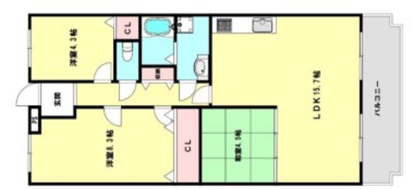 西鈴蘭台駅 徒歩20分 1階の物件間取画像